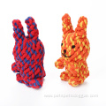 Cotton Rope Chew Toys Tight Animal Rabbit Shape